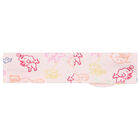 طقم ليغينز بنات بالشعار باللون الوردى, 1, hi-res